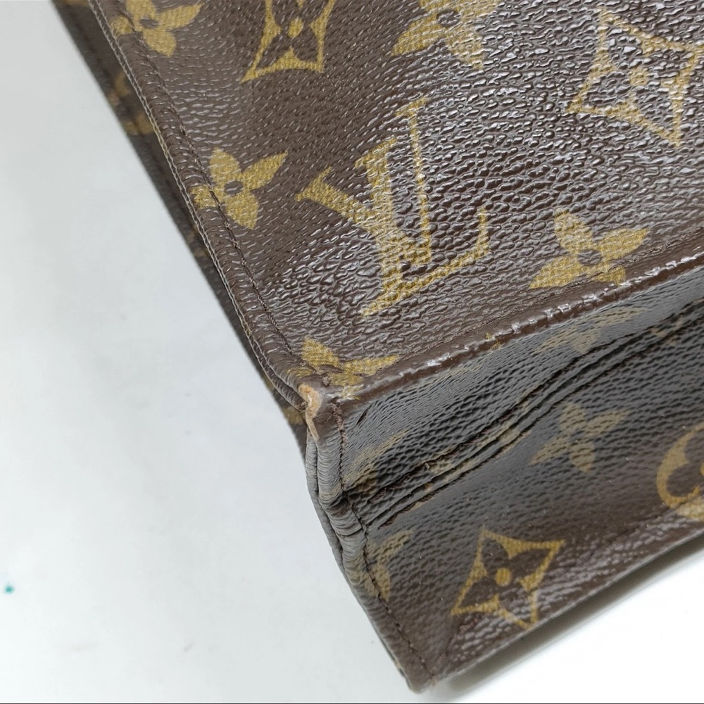 AUTH Louis Vuitton LV Sac Plat Shopping Bag Business Tote - Picture 9 of 12